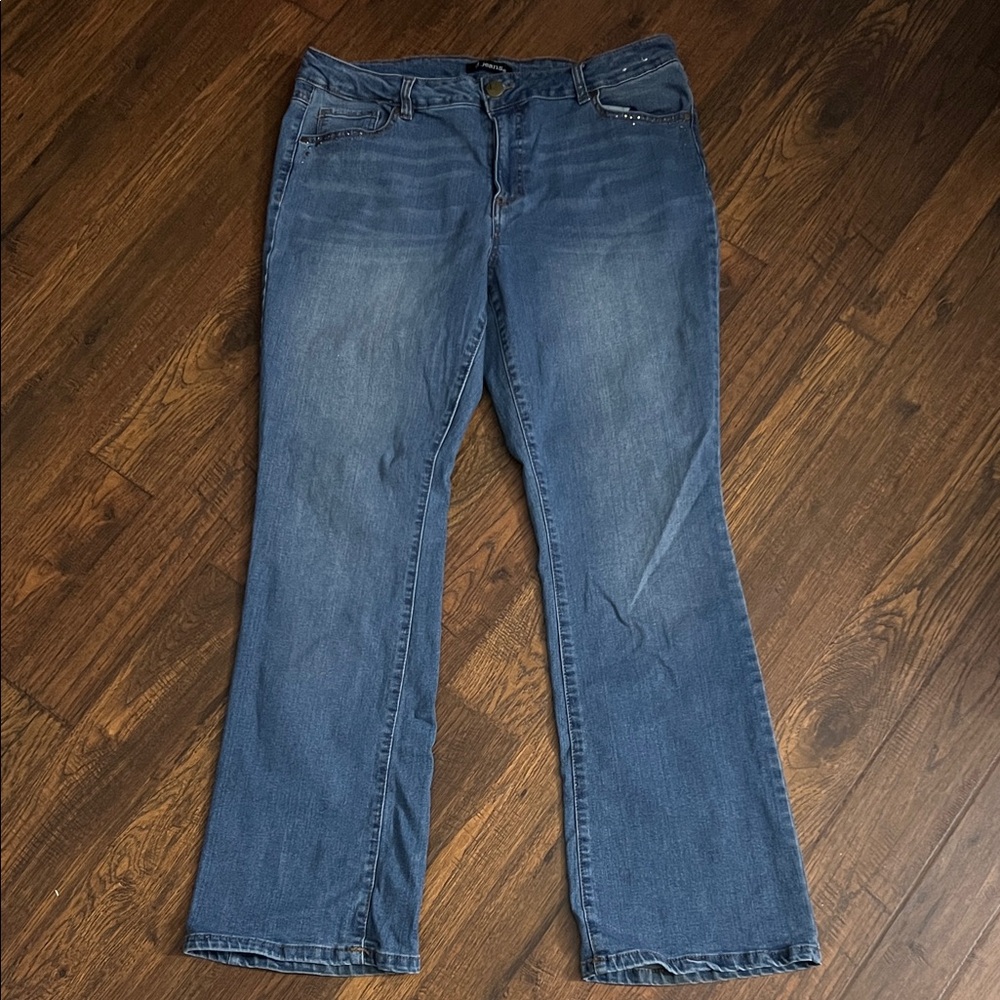 d. jeans Women's Boot Cut Blue Jeans